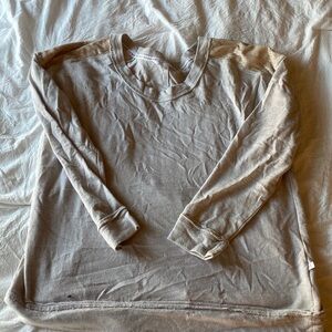 Victoria’s Secret Long Sleeve with Tan Sequin Shoulders Size SMALL​